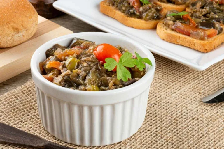 Imagem da Receita de Caponata de Berinjela na Airfryer.