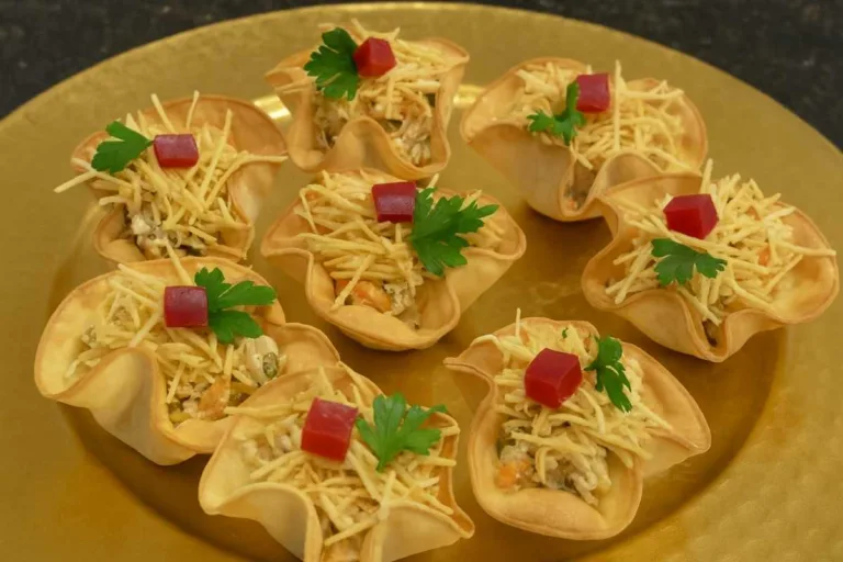 Imagem da Receita de Cestinha de Salpicão na Massa de Pastel.