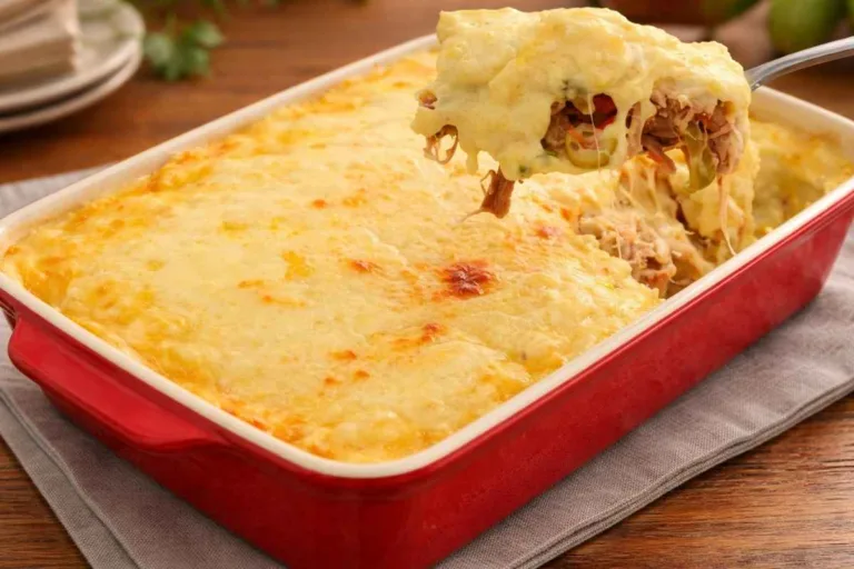 Imagem da Receita de Escondidinho de Pernil com Mandioca.