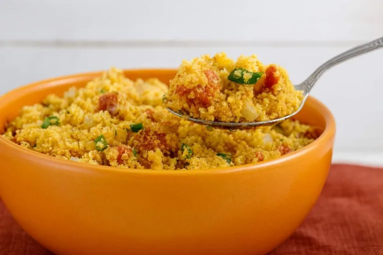 Imagem da Receita de Farofa Natalina com Maracujá e Passas.