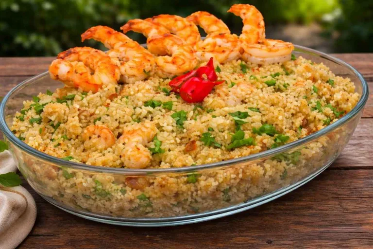 Imagem da Receita de Farofa de Camarão com Abacaxi para as Festas de Fim de Ano.