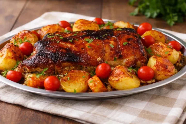 Imagem da Receita de Lombo Assado ao Molho Barbecue.