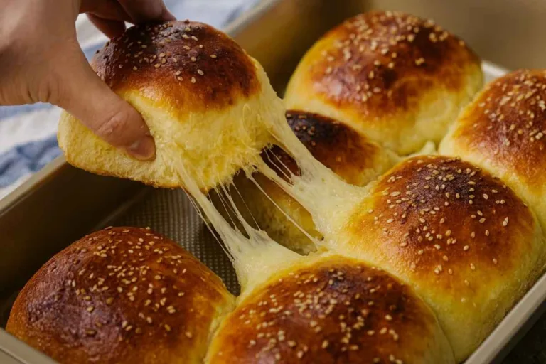 Imagem da Receita de Pãozinho Recheado com Frango e Queijo.