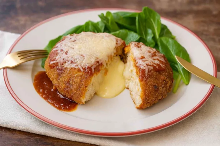 Imagem da Receita de Polpetone de Frango Recheado com Muçarela.