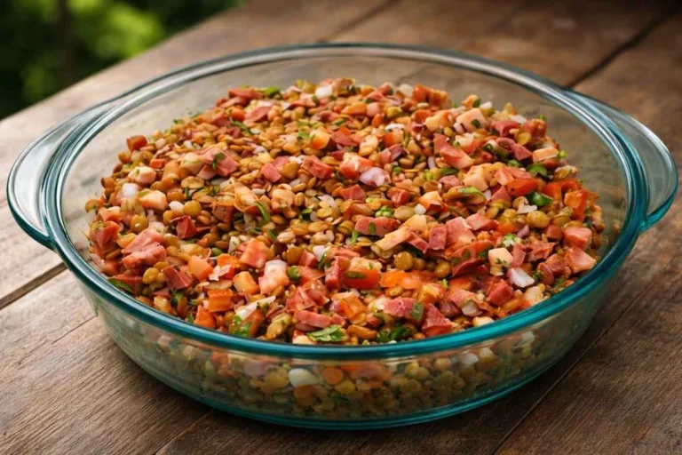 Imagem da Receita de Salada de Lentilha com Calabresa.
