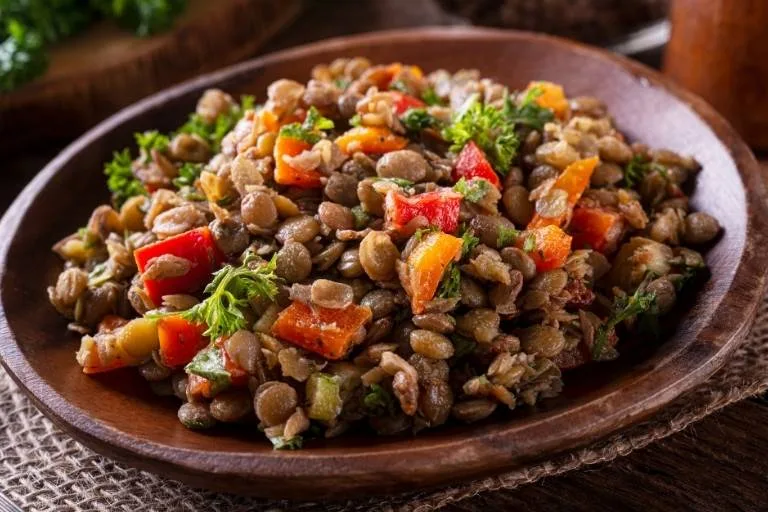 Imagem da Receita de Salada de Lentilha.