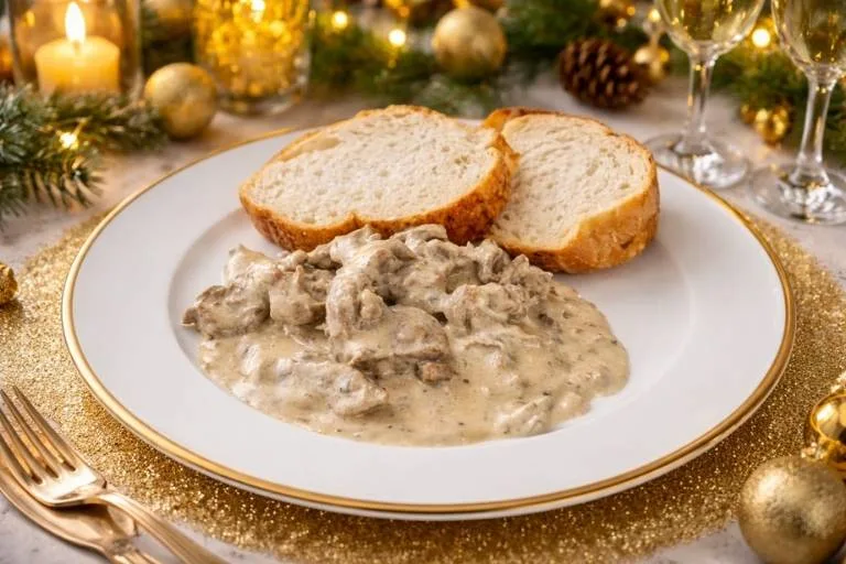 Imagem da Receita de Tiras de Filé Mignon com Gorgonzola.