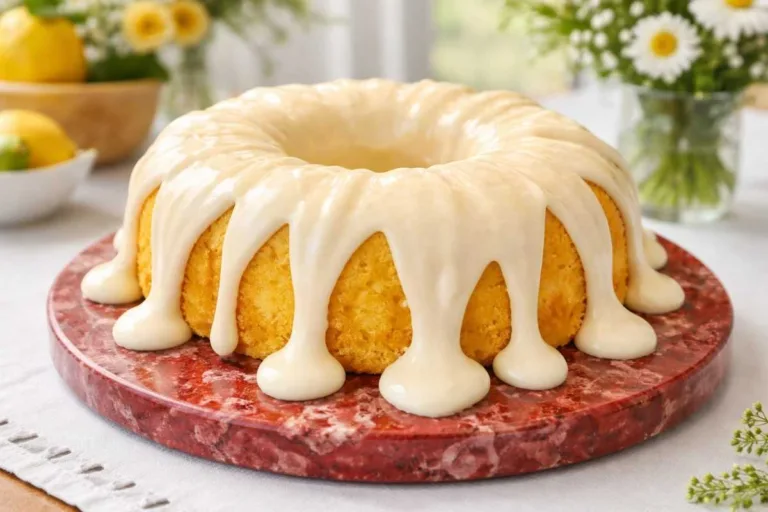 Imagem da Receita de Bolo de Limão com Ganache de Chocolate Branco.