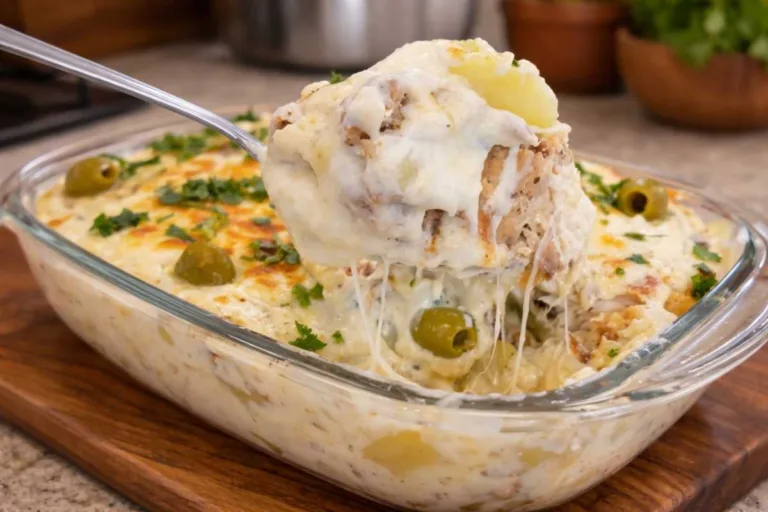 Imagem da Receita de Filé de Merluza ao Molho Branco com Batatas.