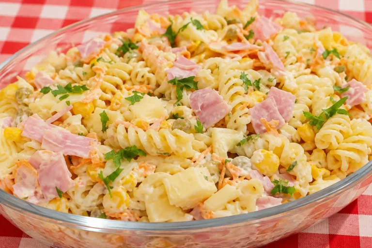Imagem da Receita de Macarronese Fácil de Presunto e Mussarela.
