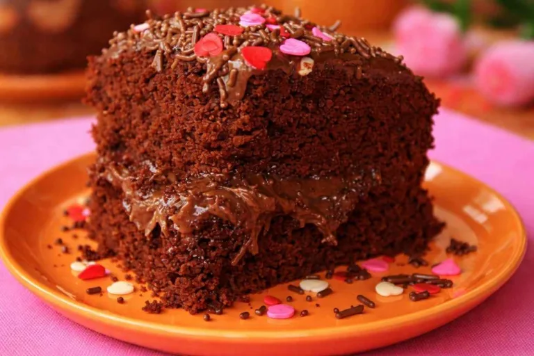 Imagem da Receita de Nega Maluca Recheada com Doce de Leite.