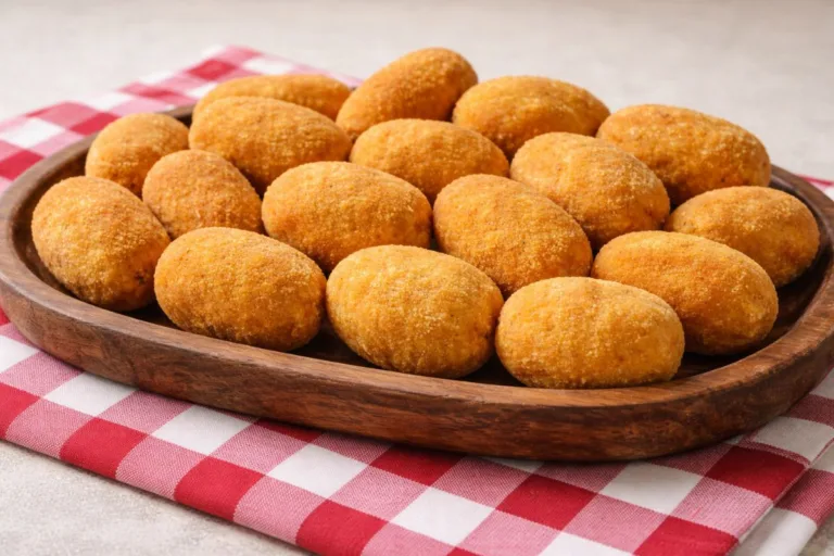 Imagem da Receita de Bolinho de Carne Acebolado.