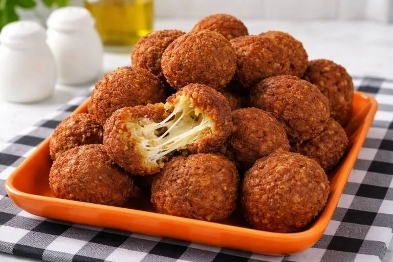 Imagem da Receita de Bolinho de Carne com Queijo.