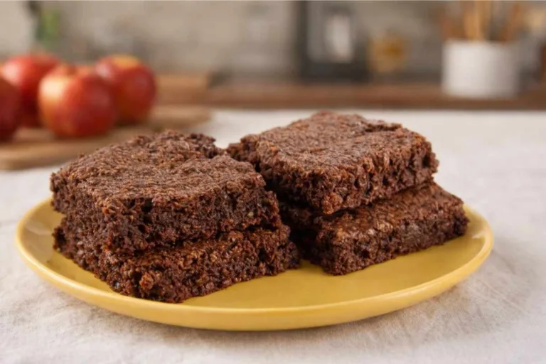 Imagem da Receita de Brownie Integral de Maçã com Aveia.