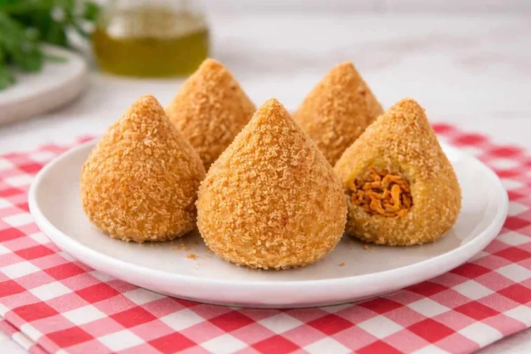 Imagem da Receita de Coxinha Fit de Macaxeira Sem Fritura e Sequinha na Airfryer.