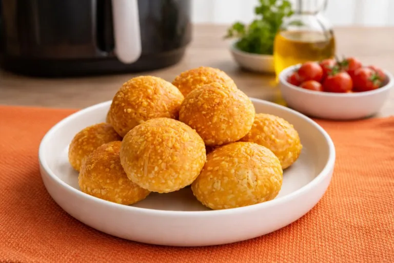 Fácil e Rápido: Imagem da Receita de Bolinho com 2 Ingredientes na Airfryer