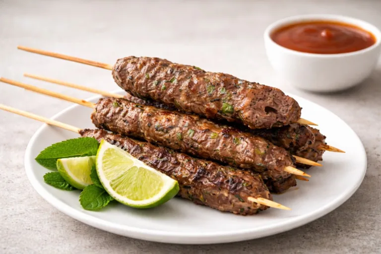 Imagem da Receita de Kafta de Forno Fácil e Molhadinha.