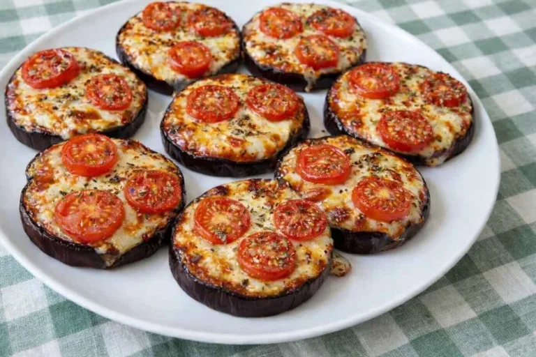 Imagem da Receita de Mini Pizza de Berinjela de na Airfryer.