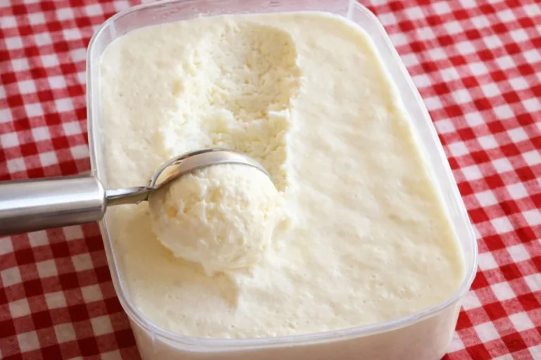 Imagem da receita de Sorvete Caseiro Cremoso de Tapioca.