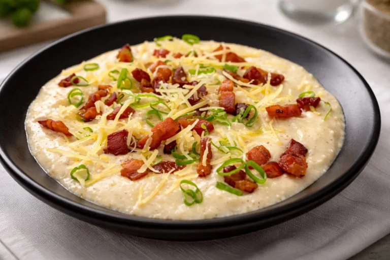 Imagem da Receita de Creme de Palmito com Alho-Poró e Bacon.