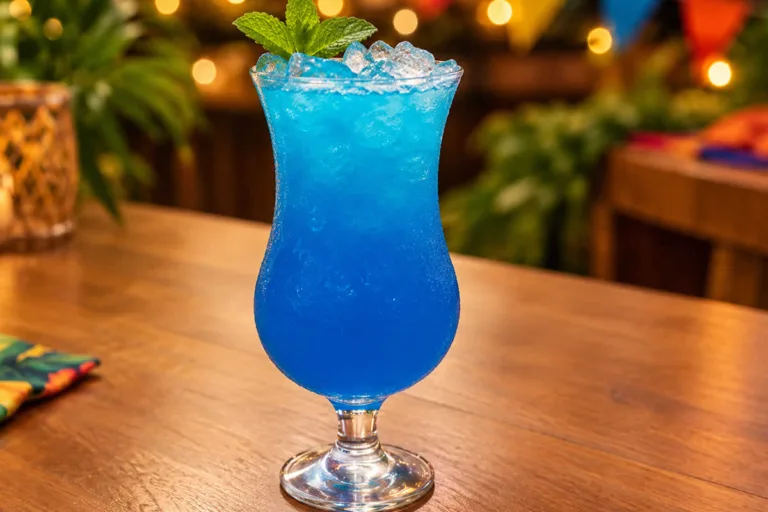 Imagem da Receita de Drink Lagoa Azul Sem Álcool.