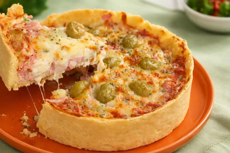 Imagem da Receita de Empadão Aberto de Pizza.