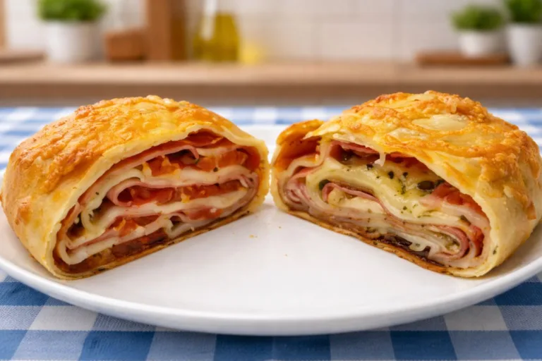 Imagem da Receita de Enroladinho de Pizza com Massa de Pastel.