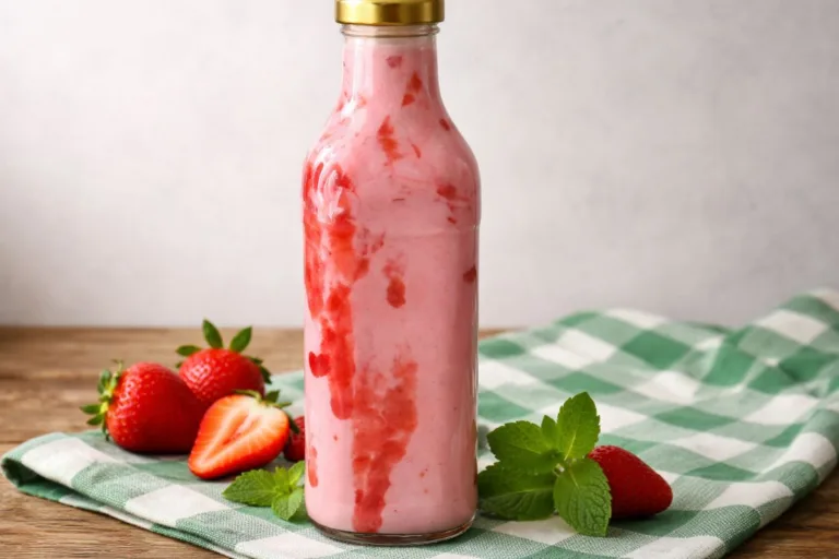 Imagem da Receita de Licor Caseiro Cremoso de Morango.