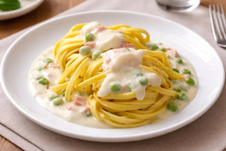 Imagem da Receita de Talharim ao Molho Parisiense.