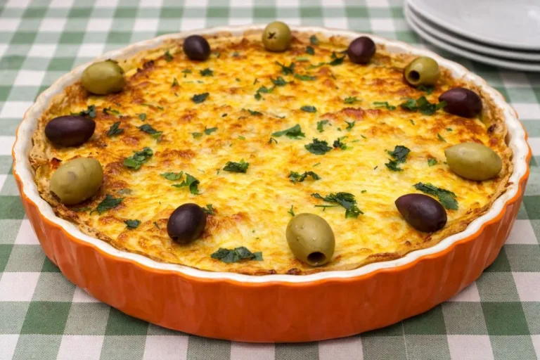 Imagem da Receita de Torta de Bacalhau com Massa de Batata.