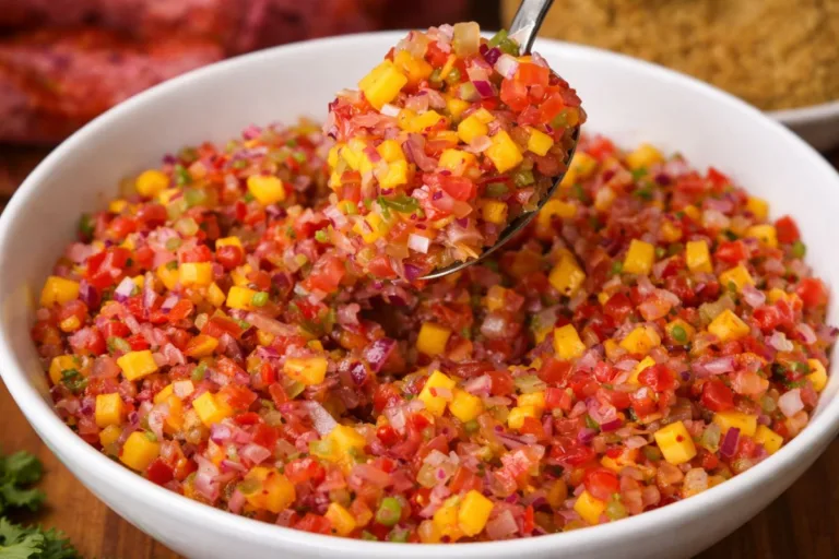 Imagem da Receita de Vinagrete de Manga para Servir com Churrasco.