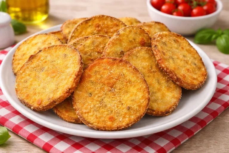 Imagem da Receita de Berinjela Empanada Sequinha no Fubá.