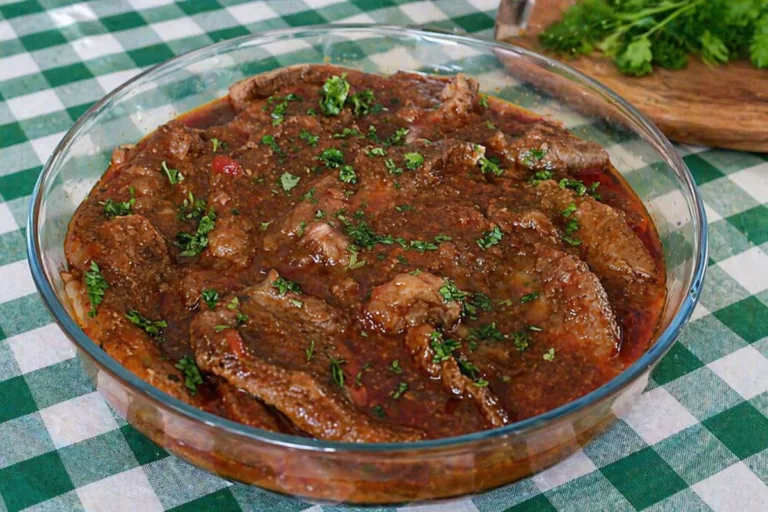 Imagem da Receita de Bife de Lagarto na Panela de Pressão.