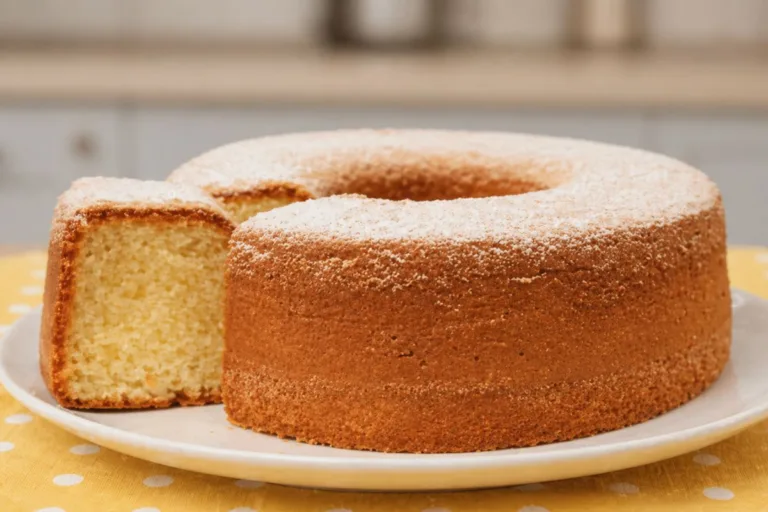 Imagem da Receita de Bolo de Leite Ninho Sem Farinha de Trigo.