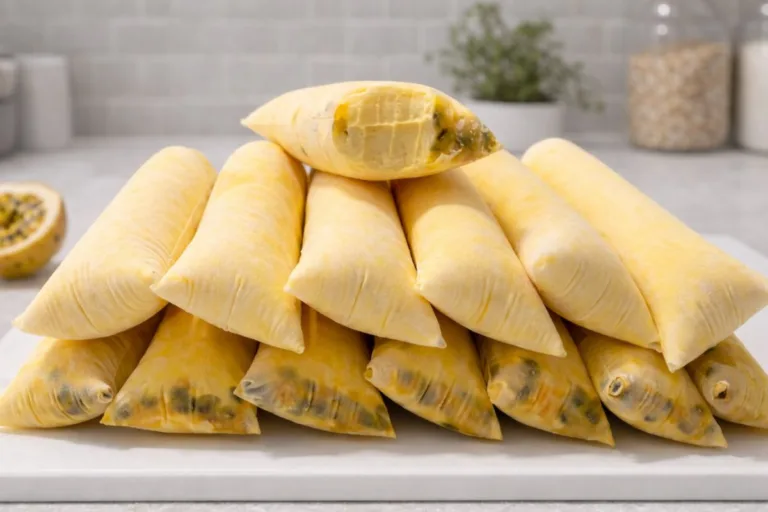 Imagem da Receita de Geladinho Mousse de Maracujá.