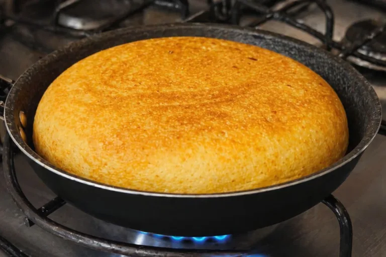 Imagem da Receita de Pão de Frigideira Sem Glúten para o Café da Manhã.