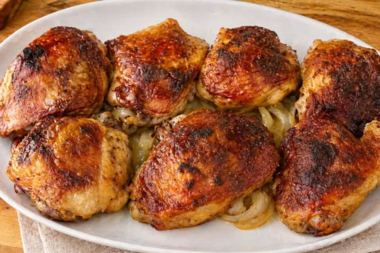 Imagem da Receita de Sobrecoxa Marinada no Iogurte.