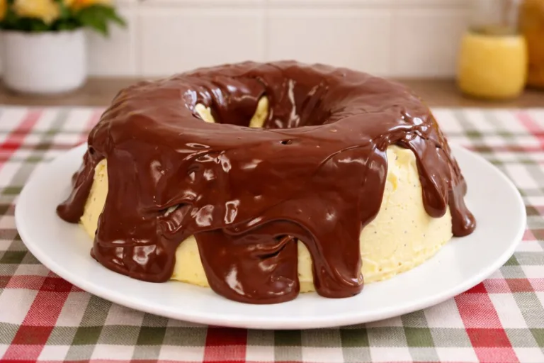Imagem da Receita de Sobremesa Gelada de Maracujá com Chocolate.