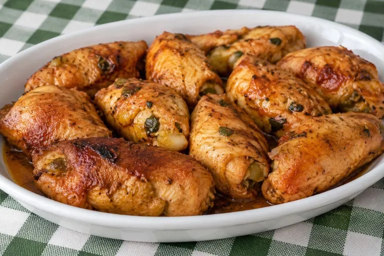 Imagem da Receita de Bife Rolê de Frango para um Almoço Simples.