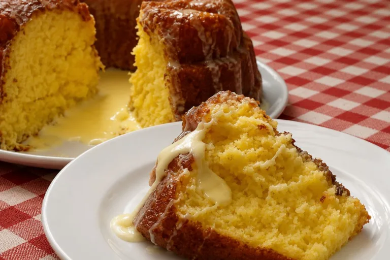 Imagem da Receita de Bolo Queijadinha com Leite Condensado.