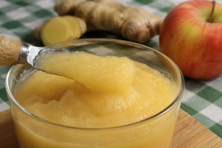 Imagem da Receita de Geleia de Maçã e Gengibre Sem Açúcar.