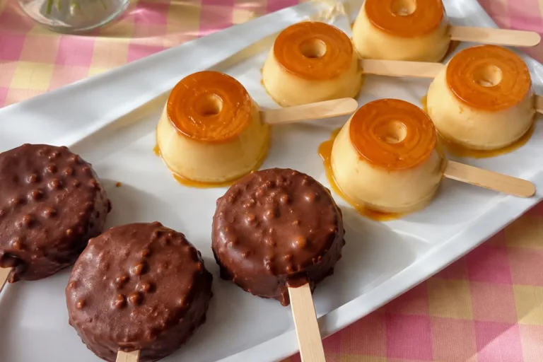 Imagem da Receita de Pudim no Palito.