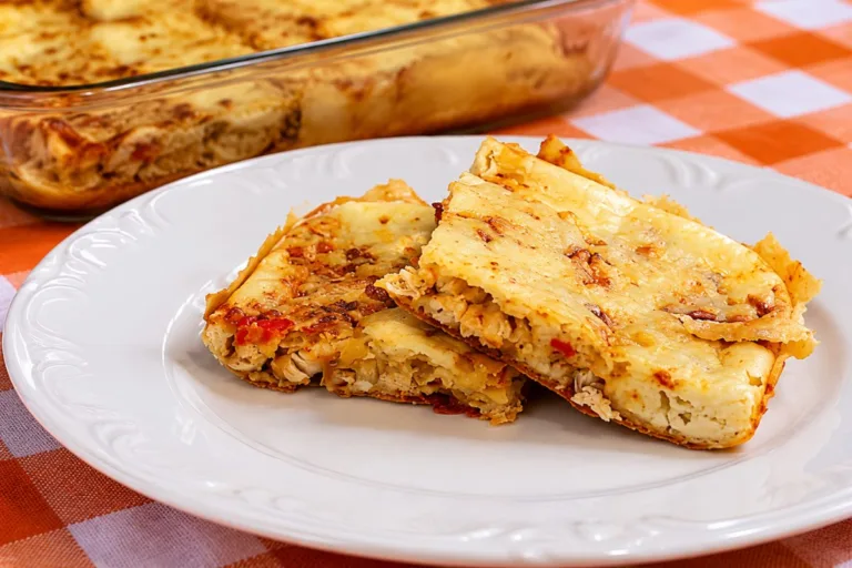 Imagem da Receita de Torta Suflê de Liquidificador com Recheio de Frango.