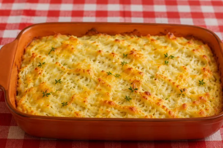 Imagem da Receita de Arroz de Forno com Brócolis e Cenoura.