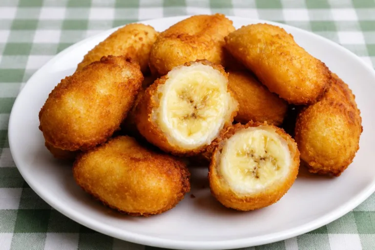 Imagem da Receita de Banana à Milanesa Frita na Airfryer.