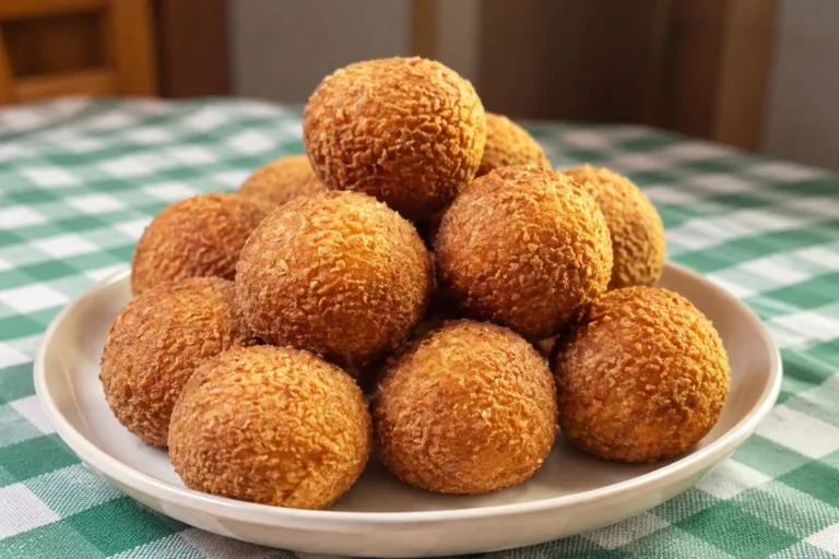 Imagem da Receita de Bolinho Frito de Arroz Cozido.