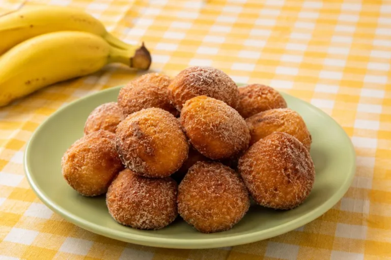 Imagem da Receita de Bolinho de Chuva de Banana na Airfryer.