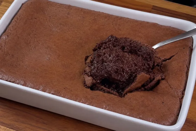 Imagem da Receita de Brownie Pudding.