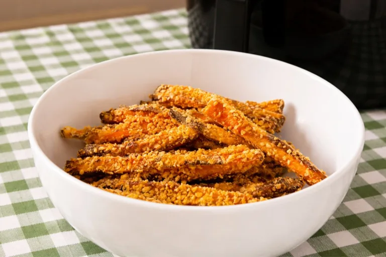 Imagem da Receita de Palitinhos de Cenoura Crocantes na Airfryer.