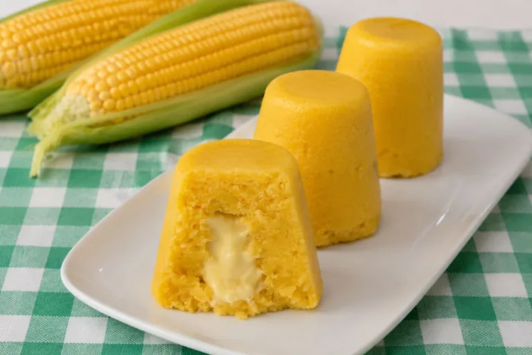 Imagem da Receita de Pamonha Salgada no Copo.